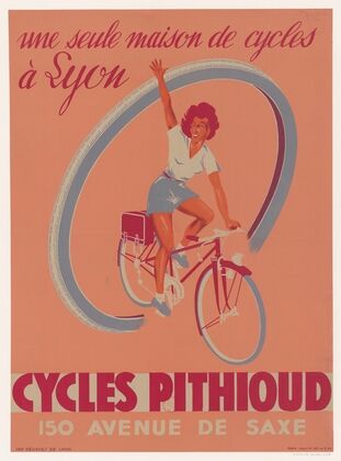Une seule maison de cycles à Lyon. Cycles Pithioud, 150 avenue de Saxe (1946)