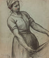 Une vaneuse [femme portant son linge au lavoir]