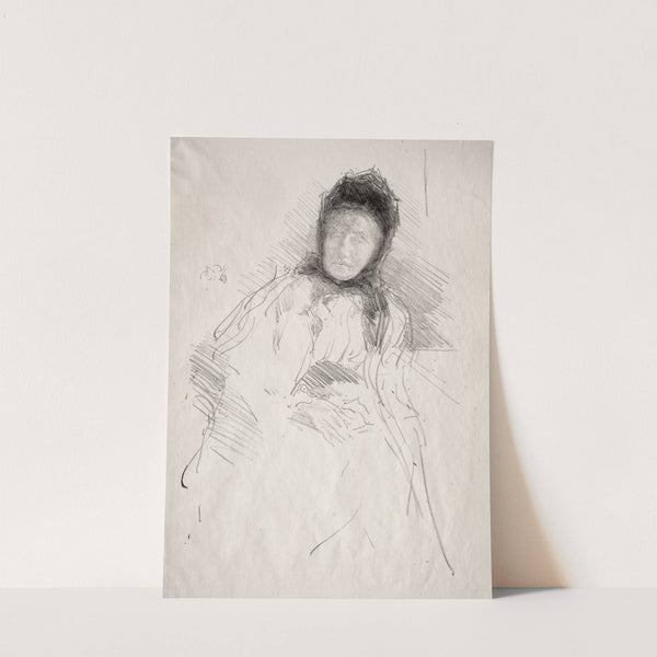 Unfinished Sketch of Lady Haden (1895) by James Abbott McNeill Whistler