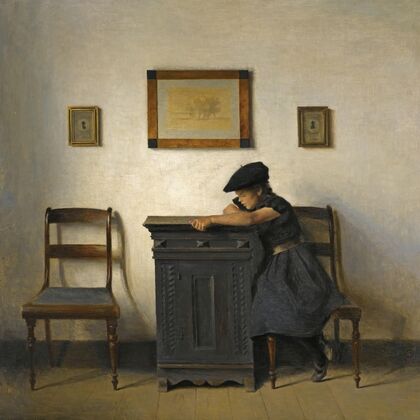Ung Kvinde I Interiør (Young Girl In An Interior)