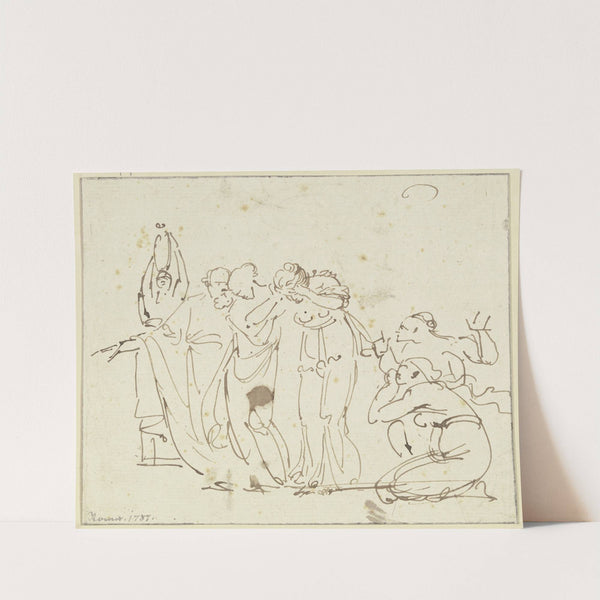 Ungedeutete Szene by Johann Georg Schütz