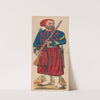 Unidentified French zouave in uniform with rifle and sword by René Ackermann