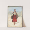 Unidentified Italian opera costume design plate 12 by W. Fasienski