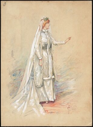 Unidentified Italian opera costume design plate 3 (1905)