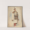 Unidentified Italian opera costume design plate 6 by W. Fasienski