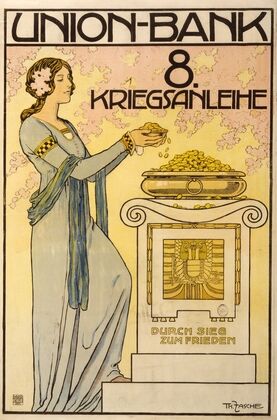 Union-bank, 8. Kriegsanleihe; durch Sieg zum Frieden