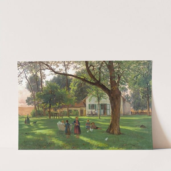 Unter alten Linden bei Erding by Adolf Chelius