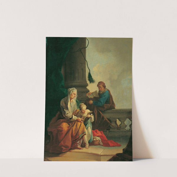 Unterweisung Mariens Durch Joachim Und Anna by Daniel Gran