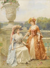Untitled (Courtyard with Maidens)