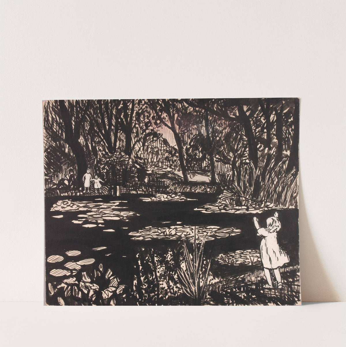 Untitled (Lily Pond) by Henry Lyman Saÿen