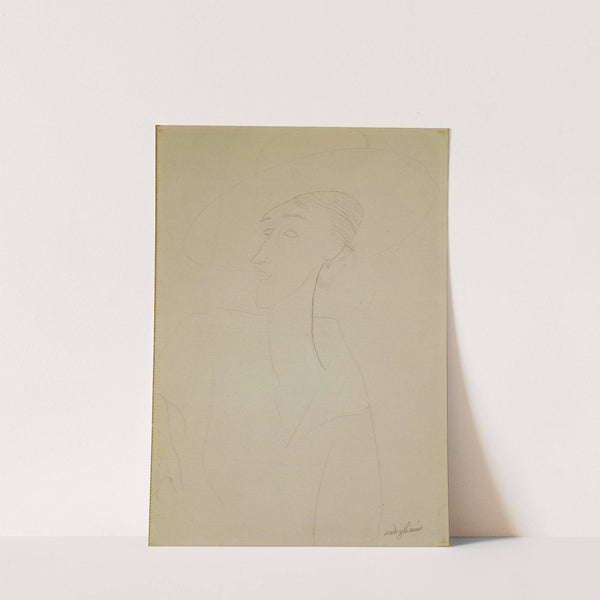 Untitled (Portrait of Madame Zborowska) (circa 1919) by Amedeo Modigliani