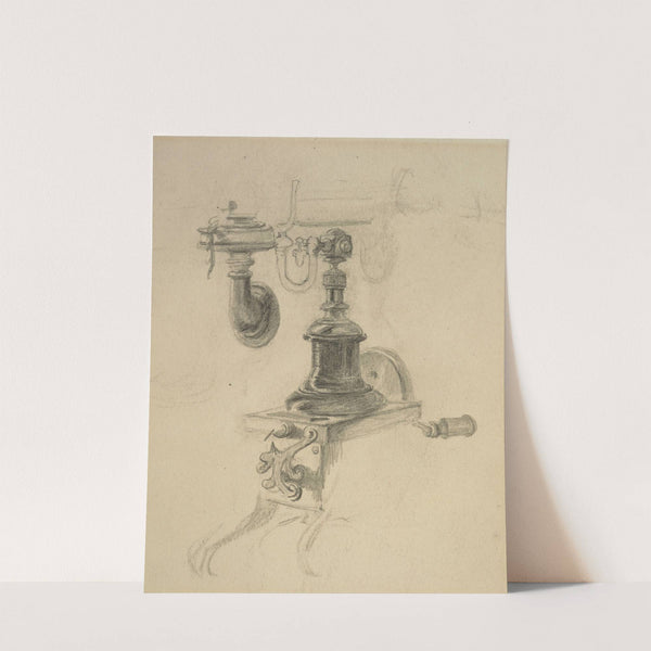 Untitled [study of a telephone] by Petrus van der Velden