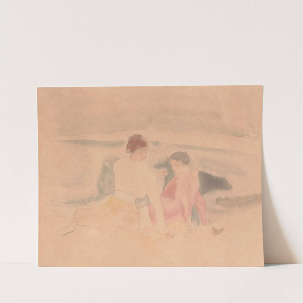 Untitled (Two Women and Boats) (1916) by Charles Demuth