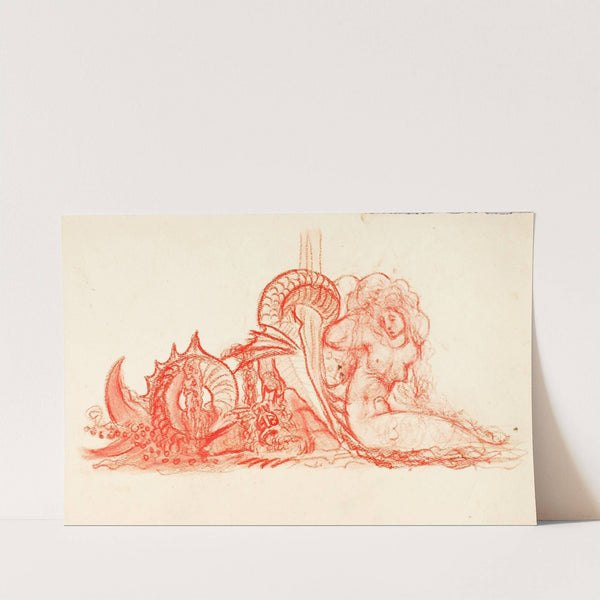 Untitled-Woman and Serpent by George Grey Barnard