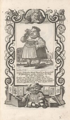 Ursula Schleglin, Mayr Mensch im herren hoff zu Bluntzingen welche nunmehro ihre Waysen Jahr ausgedient, Pl. 37 (1710-1719) — size preview