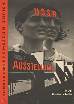USSR, Russische Ausstellung, Kunstgewerbemuseum Zürich