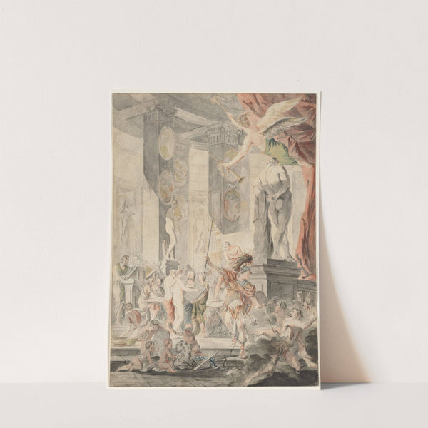Ut Pictura Poesis (1745–1746) by Charles-François Hutin