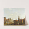 Utrecht Town Hall Bridge with Surroundings by Isaac Ouwater
