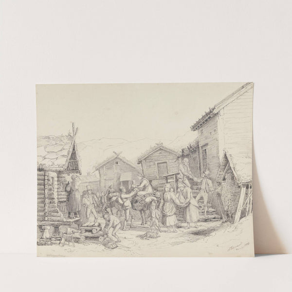 Utvandring (1843) by Adolph Tidemand