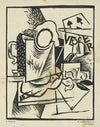 V. Beneš; Řezba v linoleu = Gravure