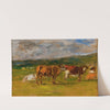 Vaches Au Pâturage (Étude) (circa 1880-1885) by Eugène Boudin