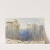 Valdoniello, Corsica by Edward Lear