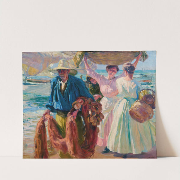 Valencia, Returning from Fishing (1919) by José Mongrell