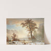 Valley of the Yosemite-First Snowfall of the Year (About 1863) by Albert Bierstadt