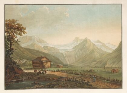Vallon de Lenk et glacier du Ratzliberg dans le Simmenthal (1915-1945)