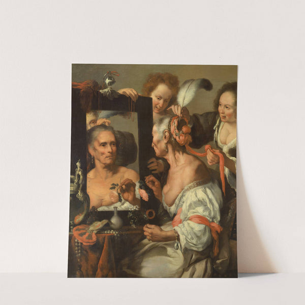 Vanitas (Old Coquette) by Bernardo Strozzi