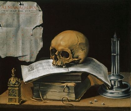 Vanitas Still Life With Skull