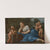 Vanitas with three putti and a woman reclining on a tomb, in a landscape by Marcantonio Franceschini