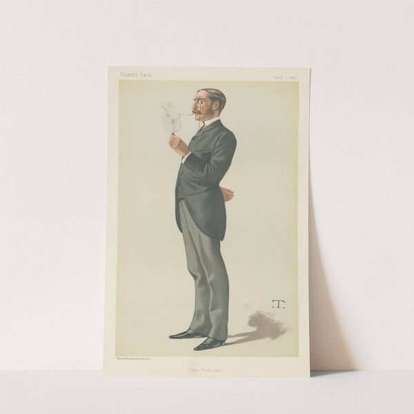 Vanity Fair; Politicians; &#039;The Vatican&#039;, Mr. George Errington, April 1, 1882 by Théobald Chartran