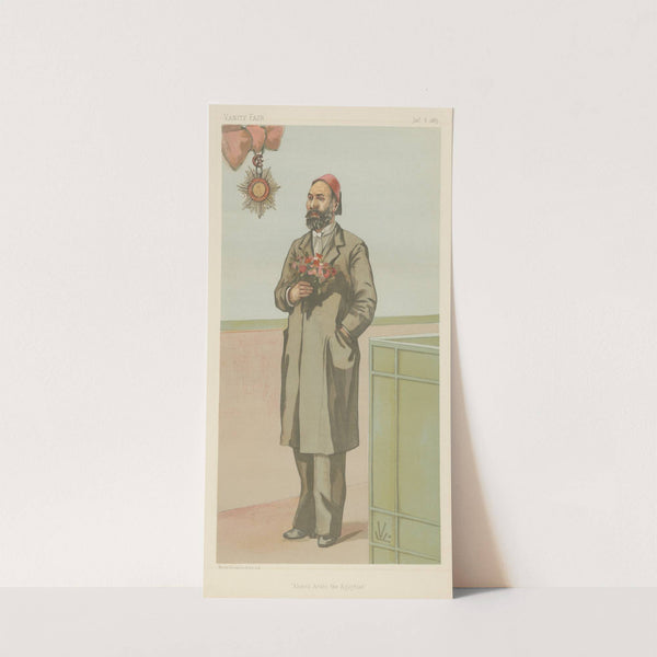 Vanity Fair: Royalty; ‘Ahmed Arabi the Egyptian’, Arabi Pasha, January 6, 1883 (1883) by Francois Verheyden