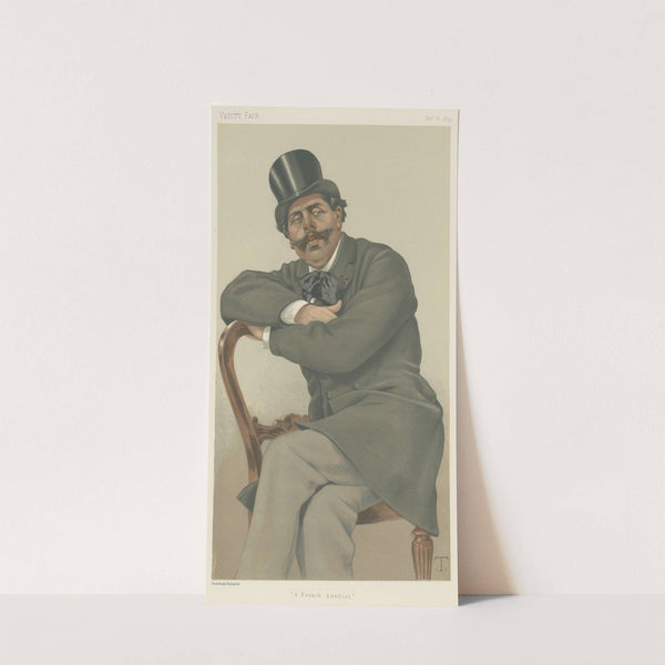 Vanity Fair; Sports, Miscellaneous; Duelling; &#039;A French Duellist&#039;, Mr. Paul de Granier de Cassagnac, December 6, 1879 by Théobald Chartran