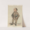 Vanity Fair: Turf Devotees; &#039;The Purist of the Turf&#039;, Sir Joseph Hawley, May 21, 1870 by Alfred Thompson