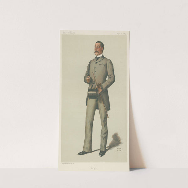 Vanity Fair; Yachting Devotees; &#039;Ralph&#039;, Lieutenant-Colonel Ralph Vivian, April 21, 1883 by Théobald Chartran