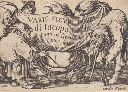 Varie figure gobbi, suite appelÃ©e aussi Les bossus, Les pygmÃ©es, Les nains grotesques – Frontispice