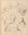 Various Sketches of Heads