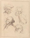 Various Sketches of Heads