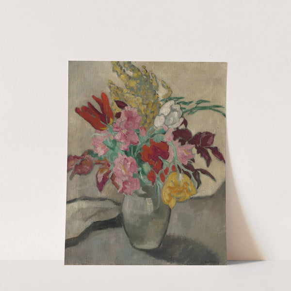 Vase avec bouquet de fleurs by Louis Valtat