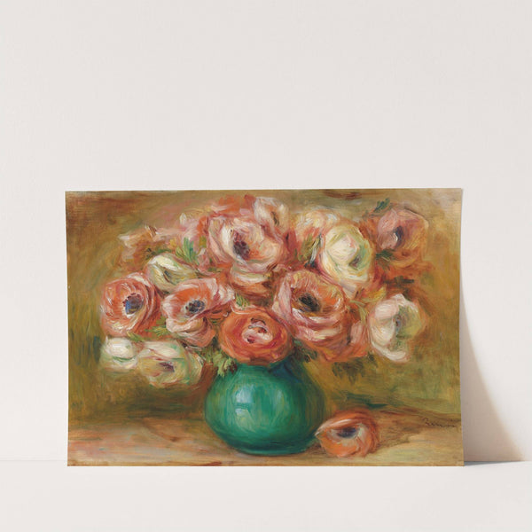 Vase d&#039;anémones by Pierre-Auguste Renoir