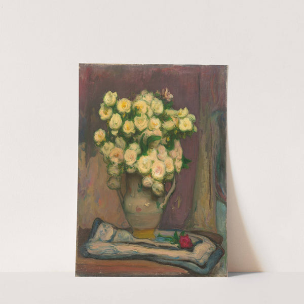 Vase de petites roses blanches (1906) by Władysław Ślewiński