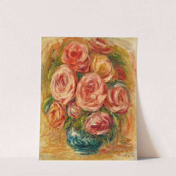 Vase De Roses by Pierre-Auguste Renoir