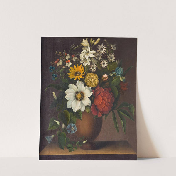 Vase Med Blomster by Magdalene Margrethe Bärens