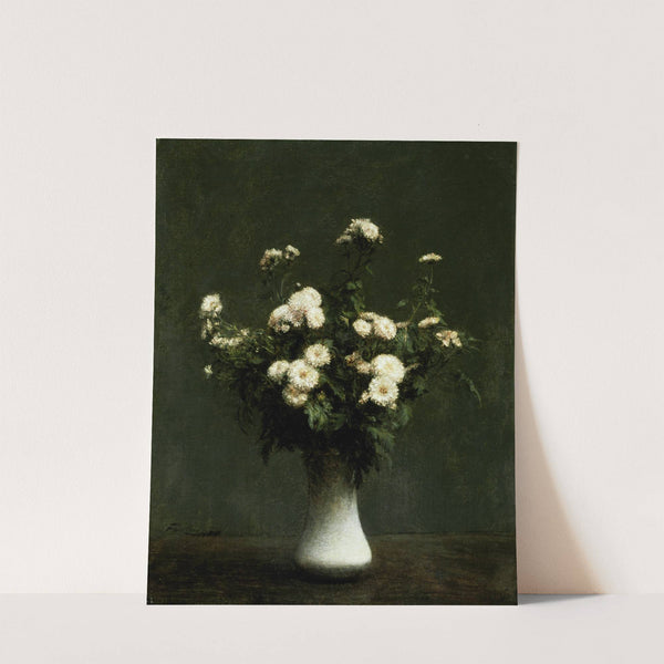 Vase of Chrysanthemums by Henri Fantin-Latour