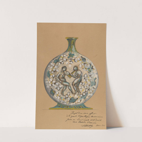 Vase with Dancing Figures by André Metthey