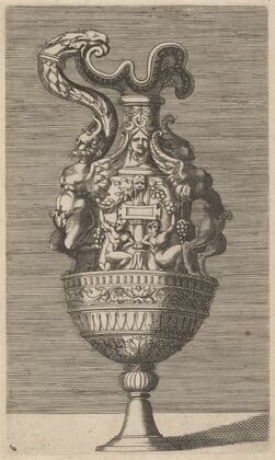 Vase with Two Winged Satyrs (17th century)