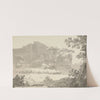 Vatican from the road to Ponte Mola by George Howland Beaumont