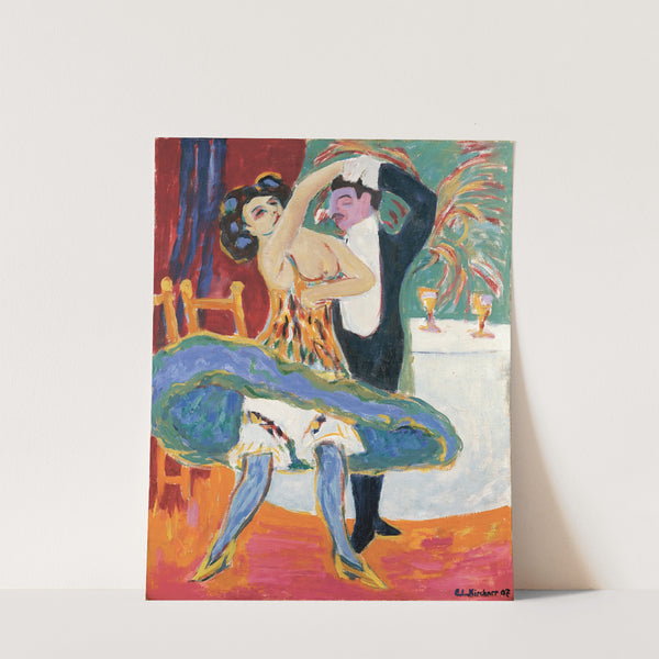 Vaudeville Theater (English Dancing Couple) (ca. 1909) by Ernst Ludwig Kirchner